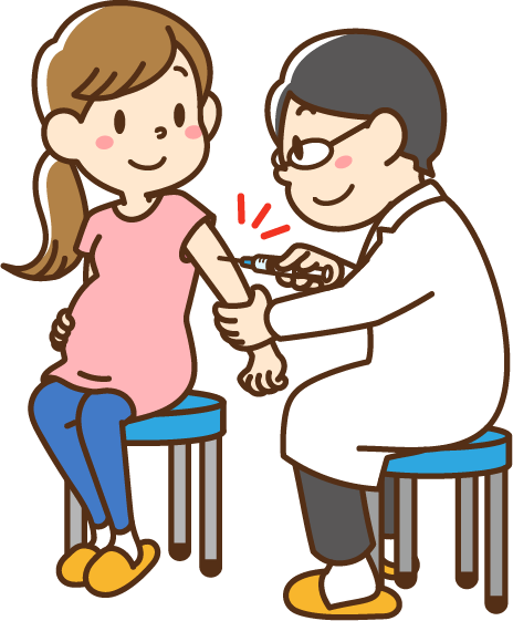 ワクチン接種のイラスト